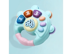Ats-instrumento Musical Para Bebés Tamborín Verde Multifunción Educativo Preescolar Aprendizaje Para Niños Pequeños