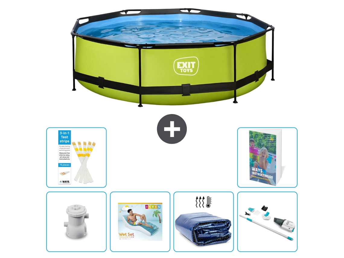 Exit-toys Piscina Exit Redonda - 300x76 Cm - 7-peças S261