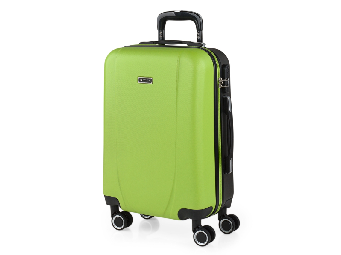 Maleta Pequeña Abs Tiber Pistacho Antracita Itaca (38x55x20 Cm 36l)