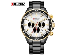 Reloj Casual De Acero Inoxidable Para Hombre Con Esfera Pequeña, Fecha De Cuarzo Y Diseño De Seis Manecillas.