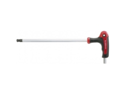 Llave macho con cabeza esférica Mango en T de dos componentes 6 mm 2 puntas hexagonales