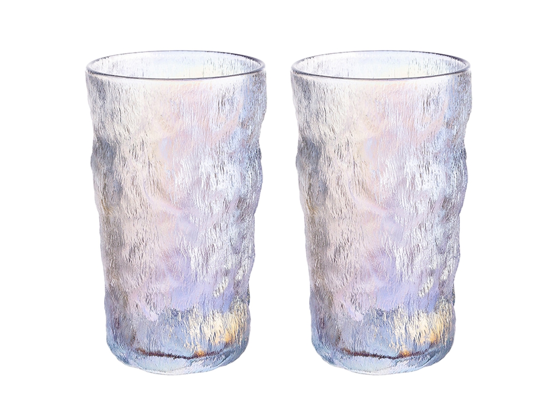 MEOIRUERY Set de 2 Vasos para Whisky 390ml, Vasos para Licor, Cócteles, Ron y Bourbon