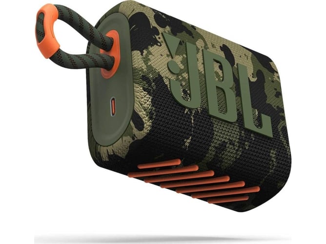 Altavoz Bluetooth JBL Go 3 (Autonomía: Hasta 5 h)