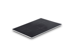 Cocina de inducción portátil MELCHIONI Oblivion 3, 3 fuegos, 3300 W, pantalla táctil, temporizador de 3 h, bloqueo para niños, cristal negro