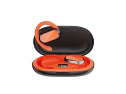 Auriculares inalámbricos con micrófono, altavoces abiertos y batería de 48 horas. Mdug (naranja)