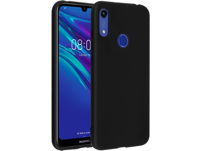 Carcasa Huawei Y6 2019, Honor 8A AVIZAR Silicona Negro