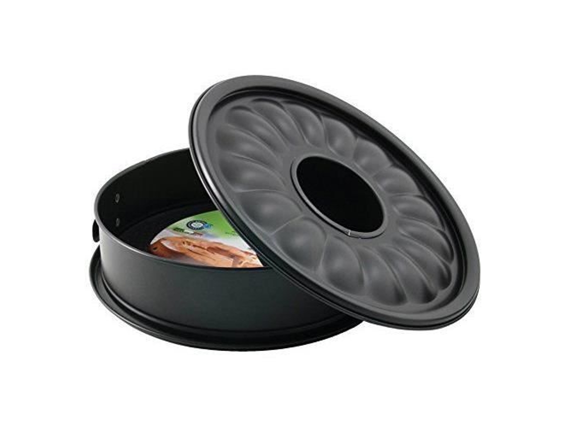 GUARDINI Molde desmontable 2 fondos Gardenia Acero negro 26 cm