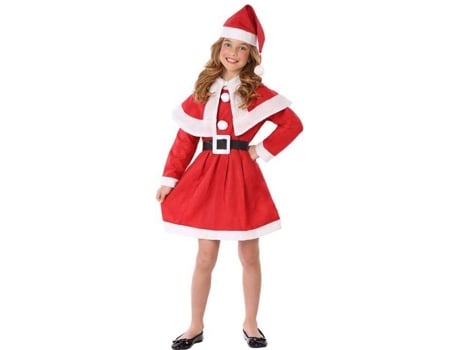 Disfraz de Niña ATOSA Papá Noel (Tam: 3-4 años)