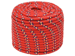 Cuerda para barcos de 14 mm y 100 m, polipropileno rojo HARLANV1