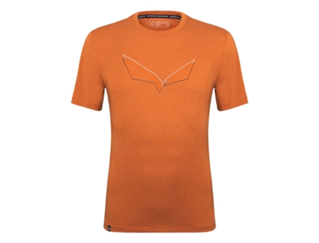 Camiseta de Hombre SALEWA Pure Eagle Frame Dry Naranja (S)