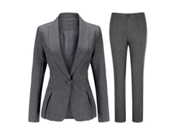 2026-traje De Oficina Para Mujer Mystdiy: Chaqueta Y Pantalones Con Cuello Elegante Y Tela Suave