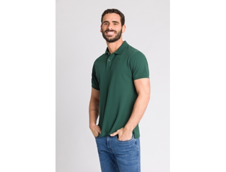 Polo de Hombre THROTTLEMAN Algodón Verde (2XL)