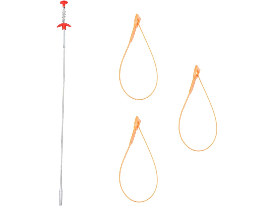 Herramienta Multifuncional Para Limpiar Desagües Con Garras De Acero Flexibles, 4