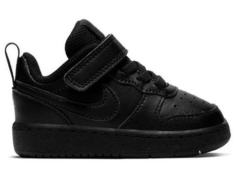 Zapatillas Deportivas NIKE Court Borough Low 2 (Negro - Material Sintético, Cuero Natural- 23,5)