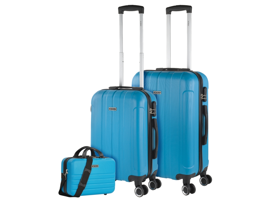 Juego De Maletas Rígidas Abs ITACA Havel turquesa (42X63x24 Cm)