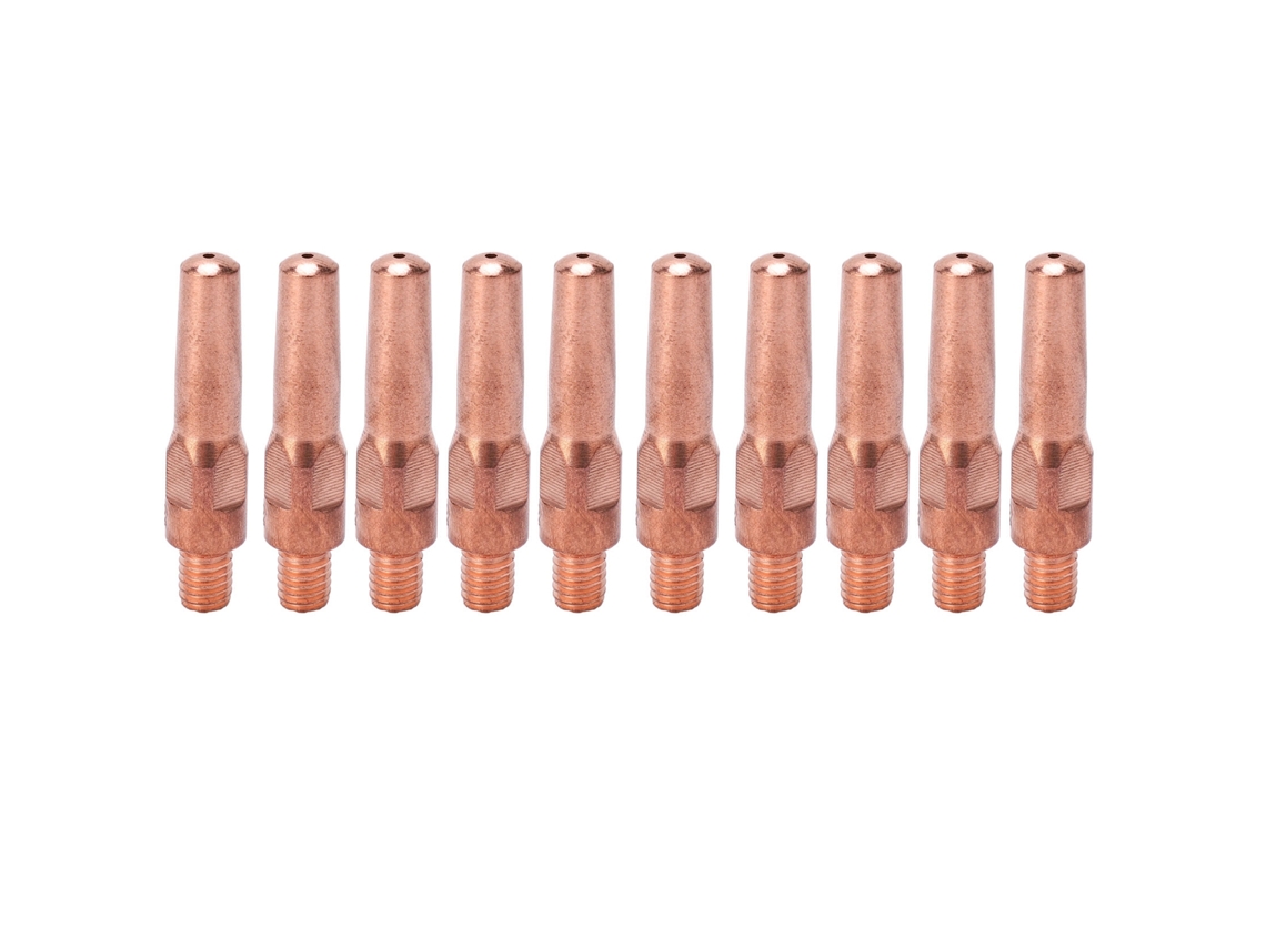Punta De Contacto De Cobre, 10 Unidades, 8,8 X 40 X 1,2 Mm, Accesorios Para Soplete De Soldadura, Consumibles Conductores M6