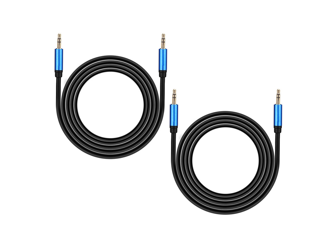 Cable de audio auxiliar para conectar MP3 a teléfonos celulares y PDA