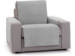 Funda de Sillón EYSA Prática Premium Valeria Tejido Elástico (55 x 80 x 220 cm - Poliéster y Algodón - Gris)