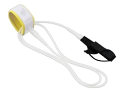 Cuerda de surf suave para piernas, color blanco leche, 2,4 metros