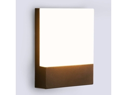Aplique De Pared Exterior De 18 W, Resistente Al Agua Ip65, Led Blanco Cálido De 1800 Lúmenes Para Jardín, Puerta Y Hogar.