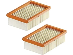 RNEMITERY Conjunto de 2 filtros de reemplazo para WD4 WD5 WD6 MV4 MV5 MV6 Flat Pleaded