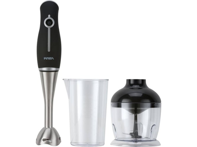 Batidora de mano + Accesorios KREA HB30 (400 W - Negro e Inox)