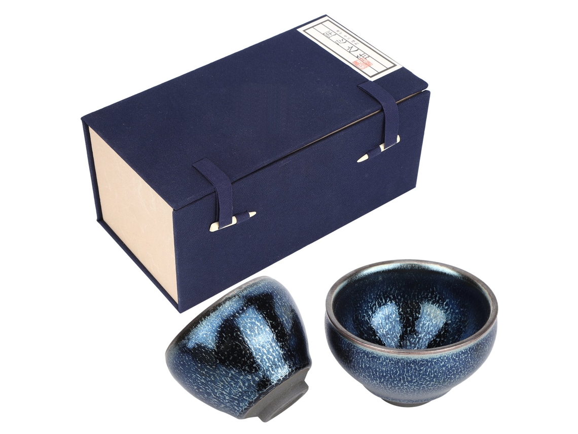 2 Piezas Tazas De Cerámica Para Té Vaporizadas Vajilla Regalo Artesanía Utensilios De Cocina