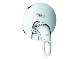 Grifo monomando de baño Grohe Eurostyle, instalación empotrada, palanca abierta, 24049003, color cromo