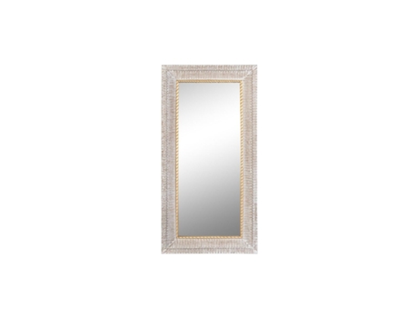 Espejo de pared DKD Home Decor Cristal Dorado Blanco Madera MDF (93 x 6 x 180 cm)