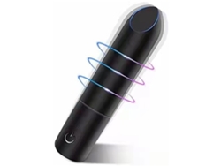 Masajeador Vibrador Femenino 10 Frecuencias Silencioso Usb Recargable Negro