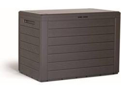 Baúl de Almacenamiento PROSPERPLAST Woodebox Marrón (78 x 43,8 x 55Cm)