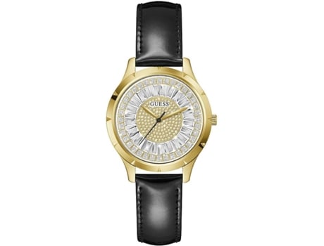 Reloj GUESS Mujer (Piel - Negro)