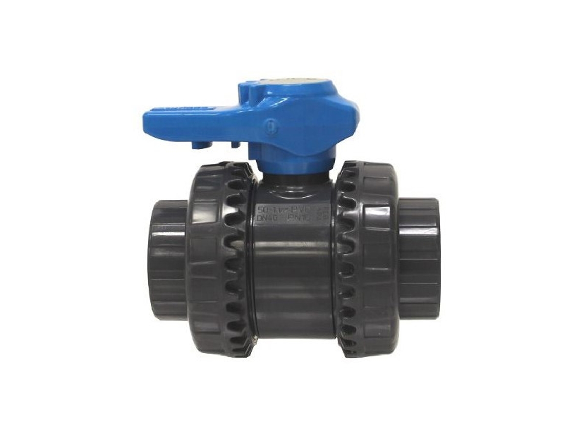 Válvula de pvc de doble unión de 110 mm vib110c  FIP FIP