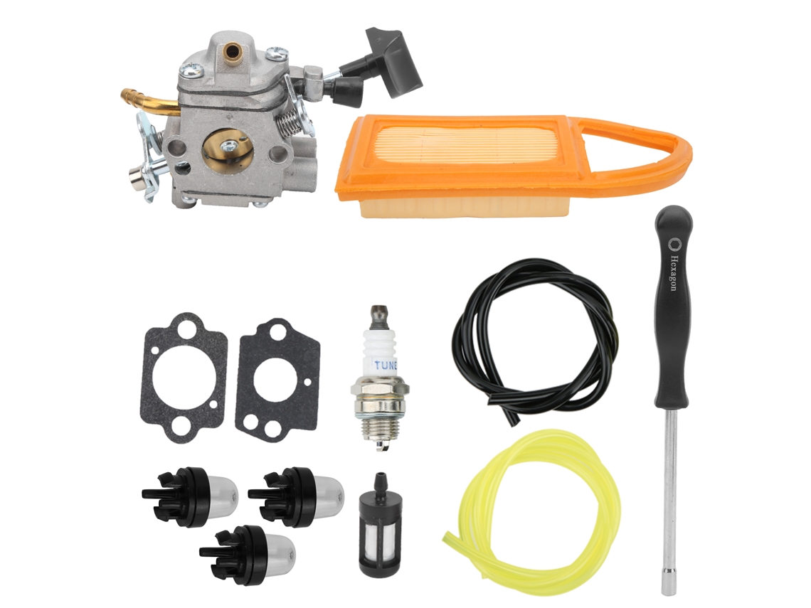 Kit Carburador Y Filtro Aire Para Aspiradora De Hojas Stihl Br500 Br550 Br600 Mochila