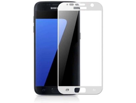 Protector Cristal Templado Samsung Galaxy S7 Multi4You Full Cover 3D Blanco