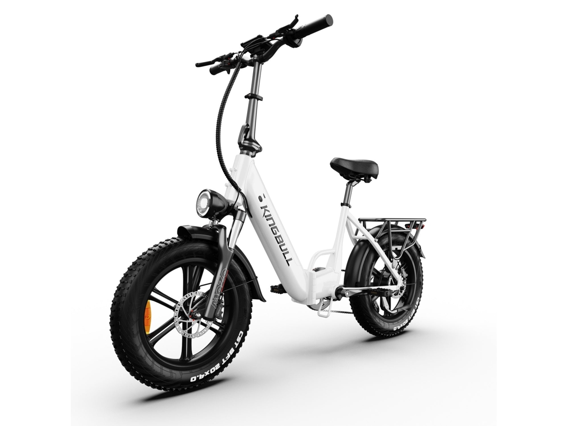 Bicicleta eléctrica Literider 2.0, motor de 500 W, batería de 48 V y 13,5 Ah, neumáticos de 20 pulgadas, frenos de disco hidráulicos, color blanco, MAXTURN