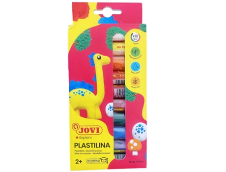 Plastilina JOVI 90/10 10 Barras Multicolor (15 g)