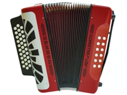 HOHNER concertina el rey del vallenato vermelha gcf