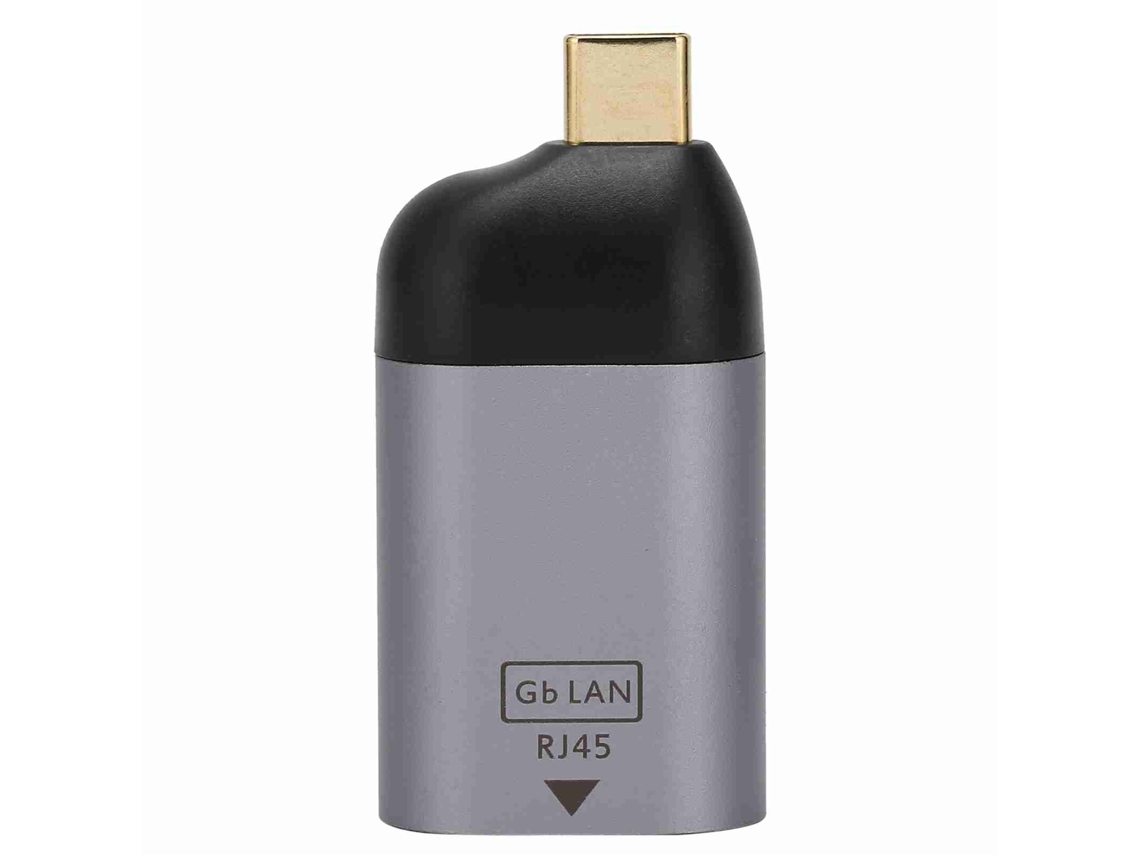 Adaptador Rj45 Para Type-c Gigabit Compatível Com Macbook Pro Dell Xps E Dispositivos Type-c