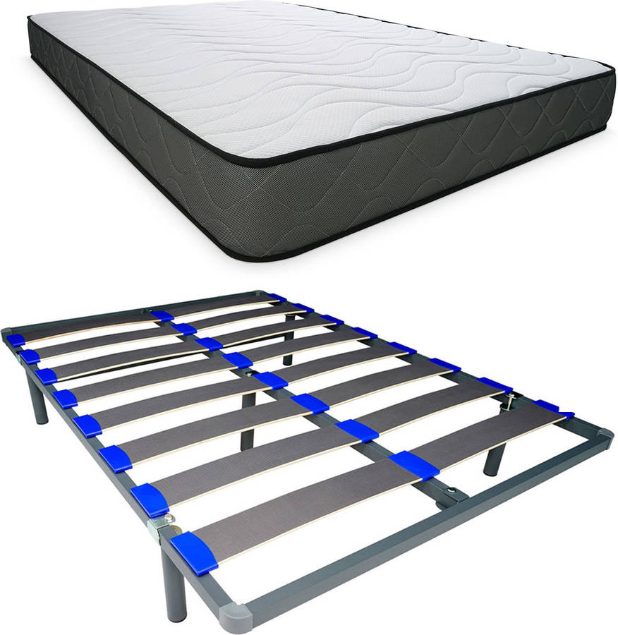 Online Elda Somier desmontable kamakit bastidor reforzado 40x30mm estabilidad y montaje tubo acero 40 30 135x200 conjunto