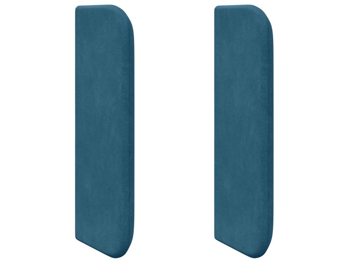 Maison Exclusive - Oreja De Cabecero Azul 40,5 X 40,5 X 4 Cm Terciopelo