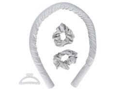 Herramienta De Rizado Sin Calor Para Cabello Al Dormir Rodillo De Pelo Sin Calor Diadema Gris