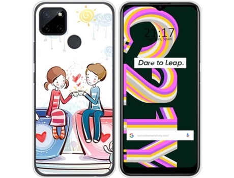 Carcasa Realme C21Y / C25Y TUMUNDOSMARTPHONE Café Multicolor