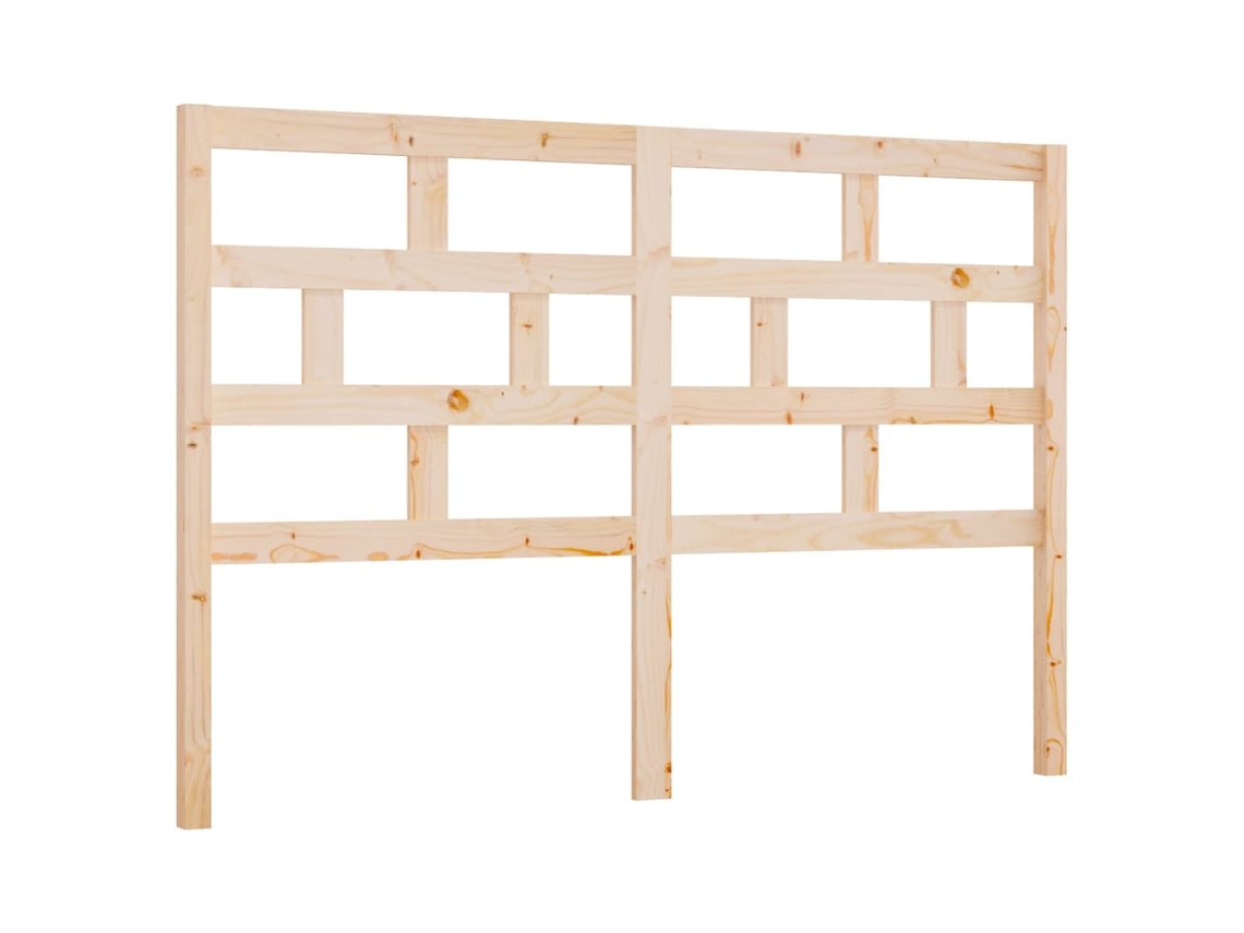 Cabecero de cama 126x4x100 cm Pino macizo MAISON EXCLUSIVE