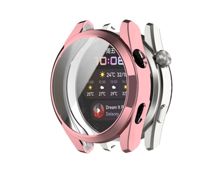 Huawei Watch3 Pro Nueva funda protectora de reloj galvanizada de TPU de cobertura total (Fink)