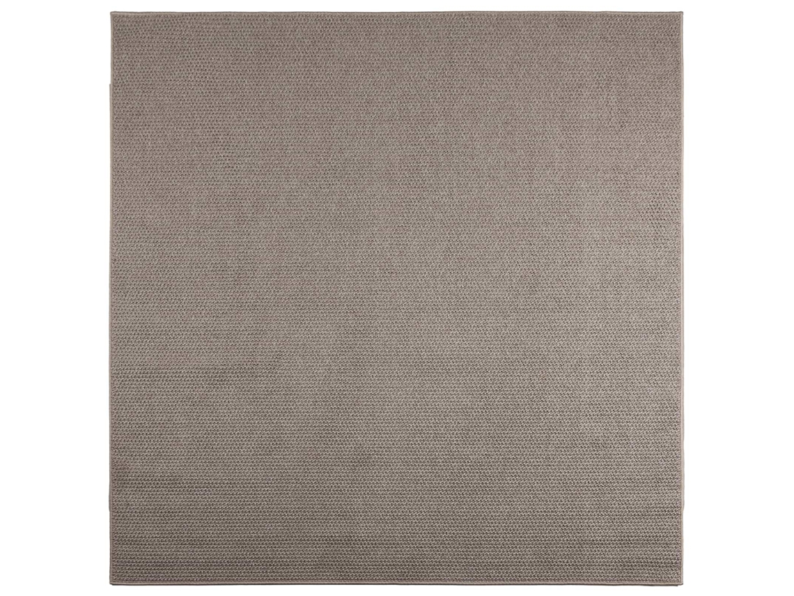 Alfombras De Área Cuadrado Lugo Taupé 240 X 240 Cm Poliéster