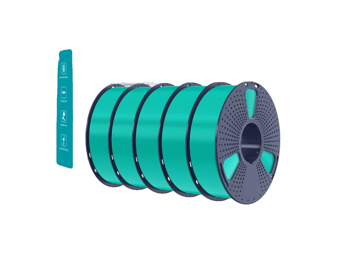 Filamento 3D, material ecológico, impresión de alta calidad, 5 kg, verde menta OEM
