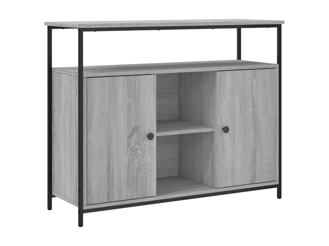 Maison Exclusive - Aparador De Madera De Ingeniería Gris Sonoma 100x35x80 Cm