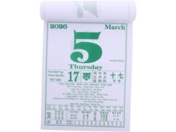 Calendario De Pared 2026, 16 Hojas, Papel Grueso, Lunar Anual Tradicional