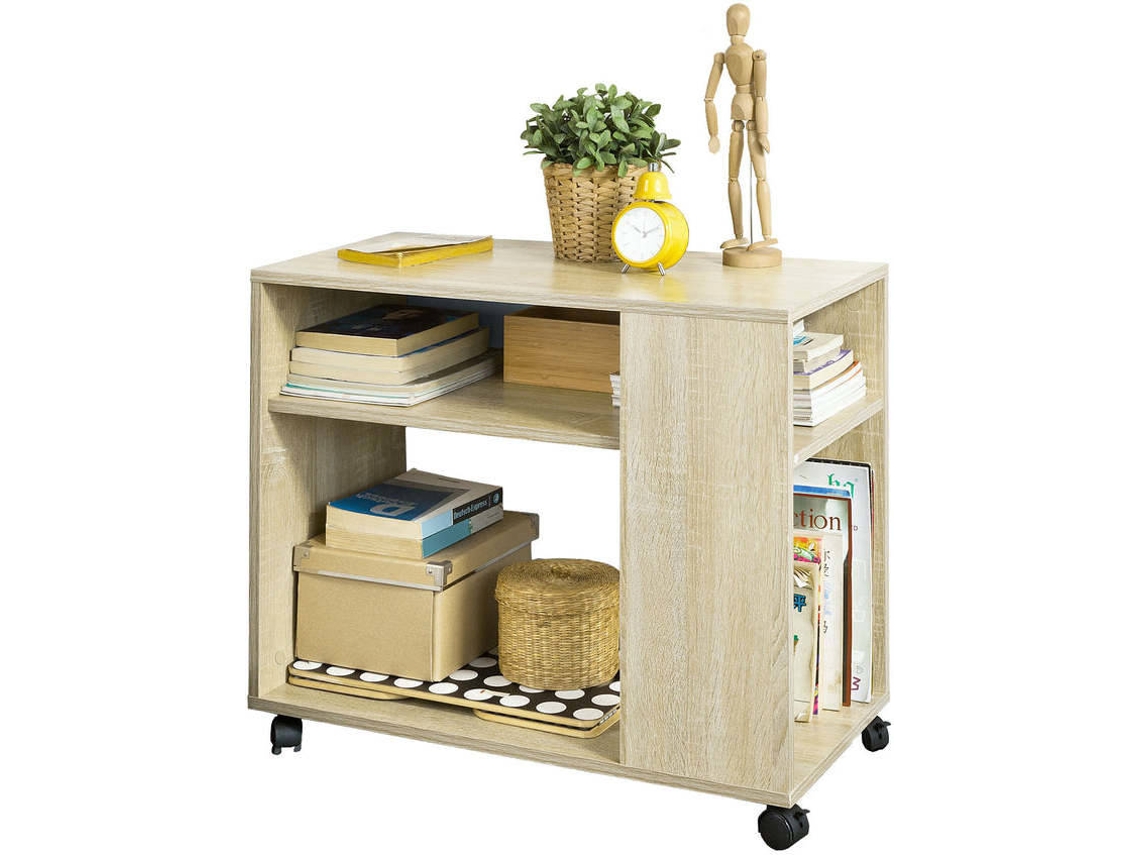 Mesa Lateral SOBUY FBT34-N (Melamina - 70x61x35 cm)